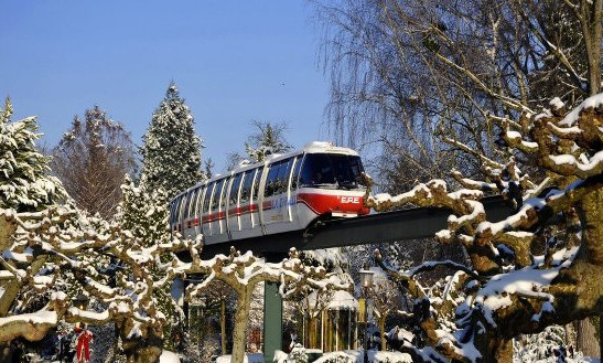 europa park en hiver